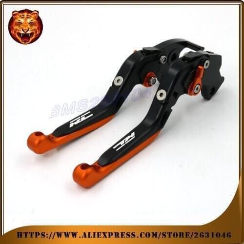 Adjustable Folding Extendable Brake Clutch Lever For KTM RC RC125 RC200 RC390 125 200 390 With LOGO Motorcycle 2014 2015 Racing