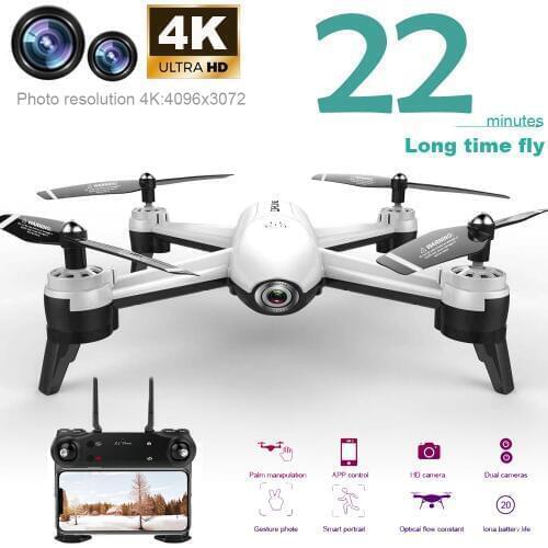 Upgraded 4K selfie SG106 RC Drone with dual Camera HD helicopter remote control smart follow optical flow rc Quadcopter Aircraft