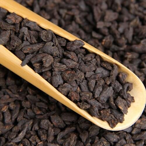 High-grade Yunnan Puerh Glutinous Fragrant Tea Fossil Broken Silver Menghai Glutinous Fragrant Dry Loose Tea Ripe Tea