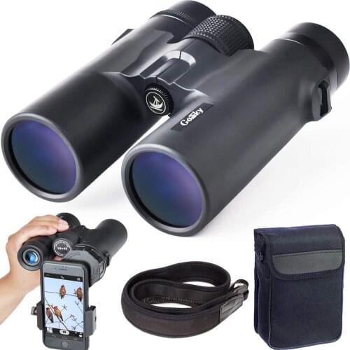 10x42 Roof Prism Binoculars for Adults, HD Professional Binoculars for Bird Watching Travel Stargazing Hunting Concerts Sports