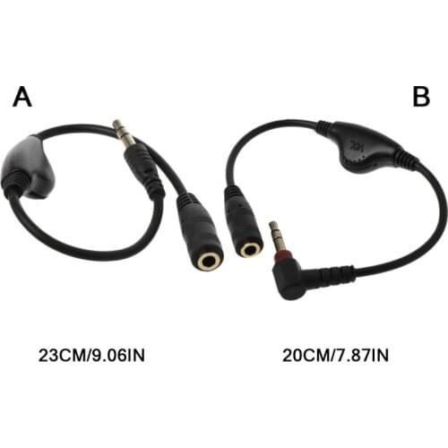 3.5mm Jack AUX Male to Female Adapter Extension Cable Audio Stereo Cord with Volume Control Earphone Headphone Wire for Smartpho