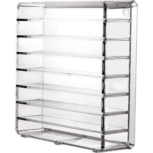 Acrylic Makeup Organizer Cosmetic Storage Box Makeup Powder Box Desktop Women Lipstick Holder Organizador Maquillaje