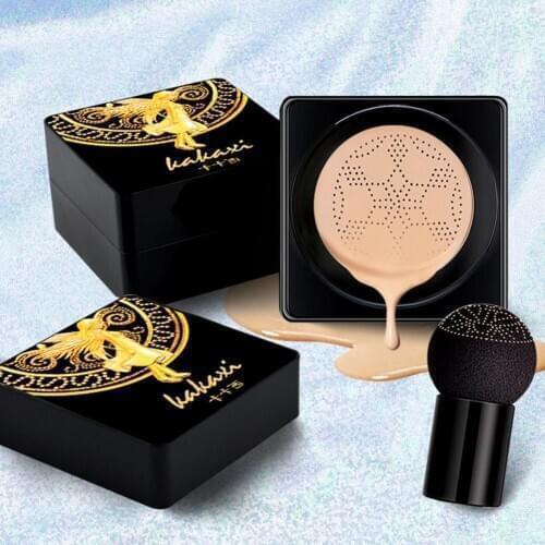 BB Air Cushion Foundation Mushroom Head CC Cream Concealer Whitening Makeup Cosmetic Waterproof Brighten Face Base Tone 40a