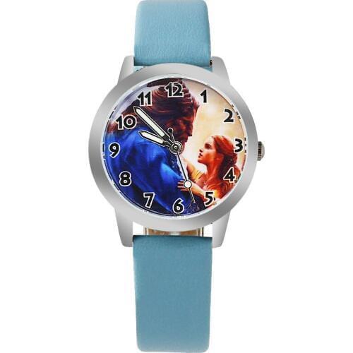 Childrens watch cartoon lion boy sports quartz clock 6 color jelly leather girl student Fashion Bracelet Wrist Watch Relogio