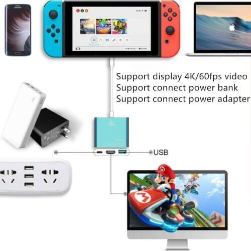 COOV SH350 plus for NS Switch Screen Player HDMI converter portable TV base with USB TYPE-C Adapter For Nintendo Switch Mobile