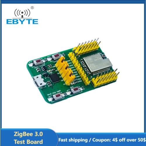 EFR32 ZigBee 3.0 2.4GHz Wireless Date Transceiver Receiver USB Test Board Kit for Smart Home EBYTE E180-ZG120B-TB
