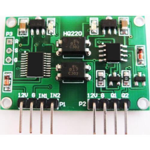 Isolated Signal Voltage 0-5V Linear Conversion Transmitter Module Two Channel Small