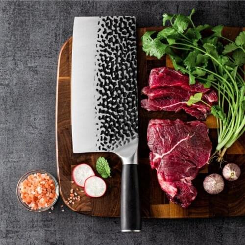 Forged household chopping knife stainless steel thickened kitchen knife chopping knife meat slicing knife chef knife