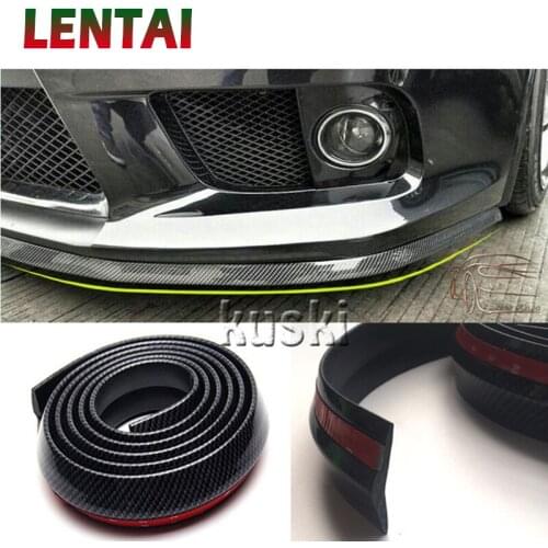 LENTAI For Honda civic 2006-2011 2017 accord 2003-2007 fit Alfa Romeo 159 Lifan 1Set Auto Car Front Chin Spoiler Carbon Stickers