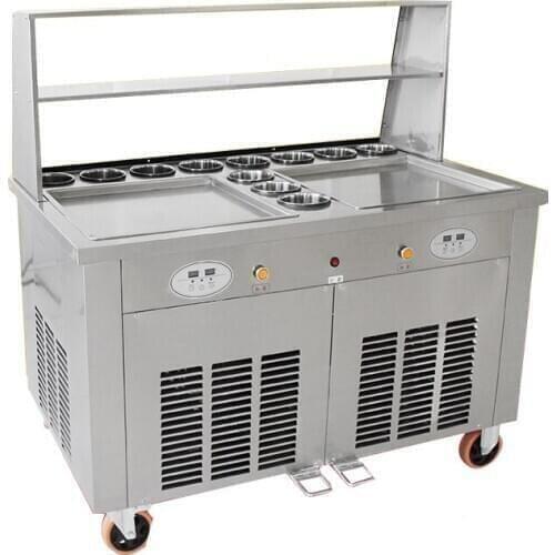 Best selling Chinese Thai fried yogurt machine pan fried ice cream machine ice tray machine