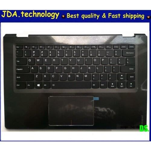 MEIARROW New FOR LENOVO YOGA 510-14 510-14IKB 510-14ISB Flex 4-1470 Palmrest Upper cover US keyboard Touchpad 5CB0L46004