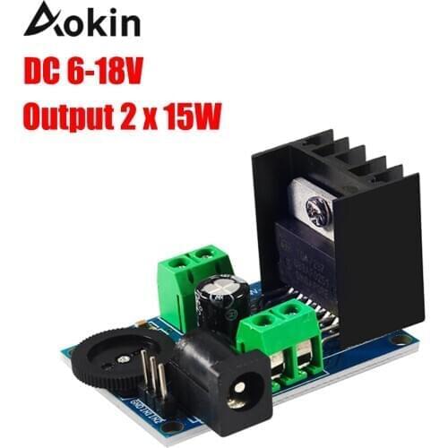 Dc 6-18v Tda7297 15w X 2 Amplifier Module Audio Amplifier Module 2.0 Dual Channel Stereo Amp Board For Arduino Diy