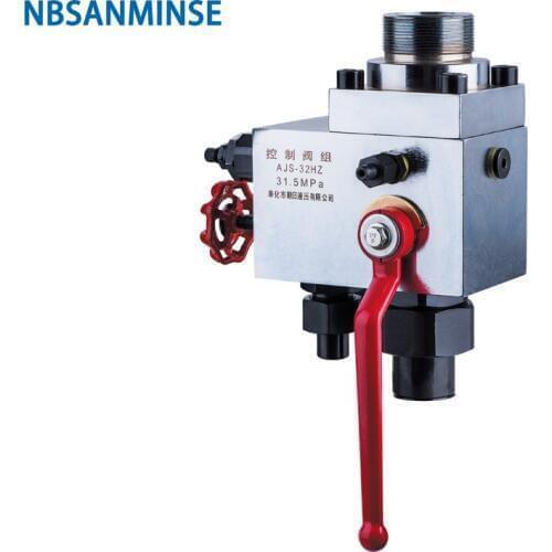 AJS 10 Hydraulic Valve Group For Bladder Accumulator Manual Standard 10/ 20 /31.5 MPa Direct Over flow valve NBSANMINSE
