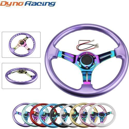 Neo Chrome New 350mm 14inch Steering Wheel ABS Steering Wheel