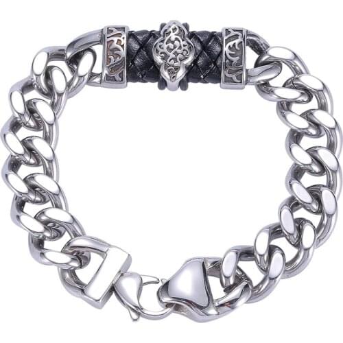 New Stainless Steel Bracelet For Men Cool Style Accessories GS0130