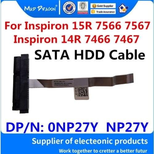 New original SATA Hard Drive HDD Connector Flex Cable For Dell Inspiron Ins15R 7566 7567 14R 7466 7467 0NP27Y NP27Y NBX00023700