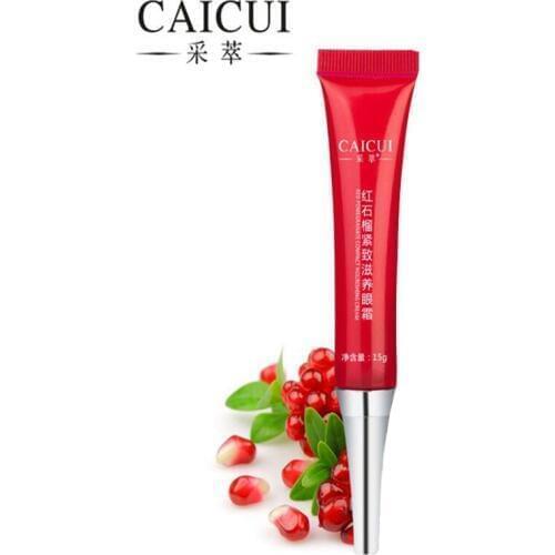 CaiCui Red Pomegranate campact nourishing cream elastic skin care eye cream facial anti puffiness face care remove dark circles