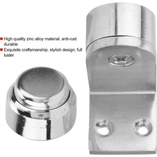 Zinc Alloy Strong Magnetic Door Stop Stopper Bedroom Bathroom Door Suction Holder Hot Sale