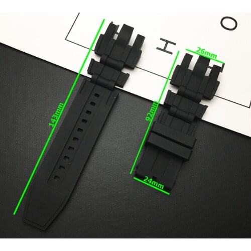 Top quality 26mm Diving Silicone Rubber Watchband for Invicta strap Reserve Watch Man Noma Watche Sport Specific Lug tools
