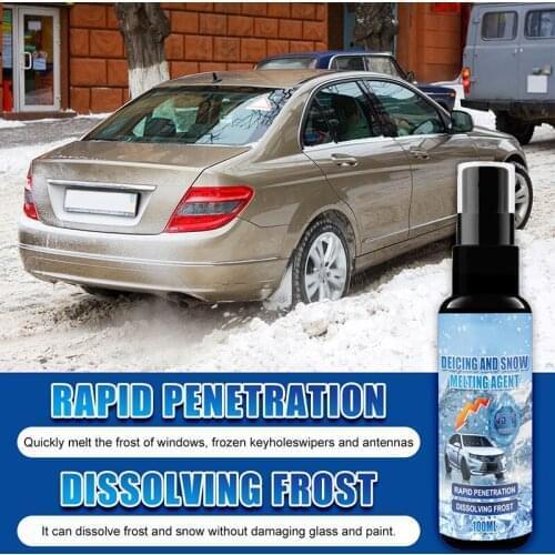 De-Icing Agent De-Icer Melts Snow Frost Winter Auto Car Window Effective De-Icer BIN