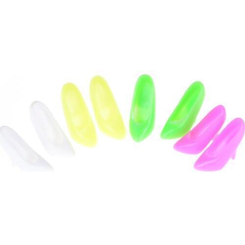 10 pairs Color Random Fashion Doll Shoes High Heel Sandals for girl Dolls Accessories Toys Wholesale