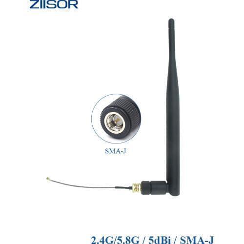 External Wifi Antenna 2.4 GHz 5.8 GHz Dual Band 5GHz for Wireless Router 2.4g Antena with Adapter Cable IPEX IPX Pigtail