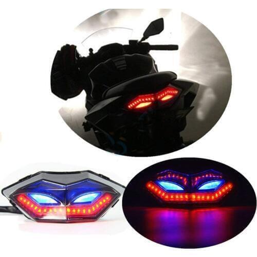 For Kawasaki Ninja 250 300 Z250 Z300 Motorcycle LED Tail Light Rear Lights With Turn Signal Light Ninja300 Ninja250 2013 - 2017