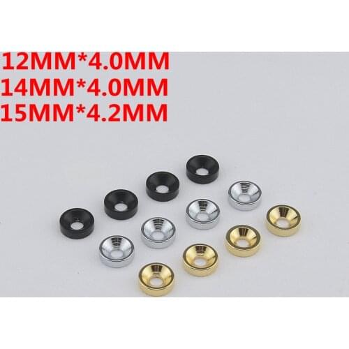 1 Set (4Pcs) Electric Guitar Bass Neck Joint Bushings Without Screws Chrome / Black / Gold Guitar Accessories MADE IN KOREA