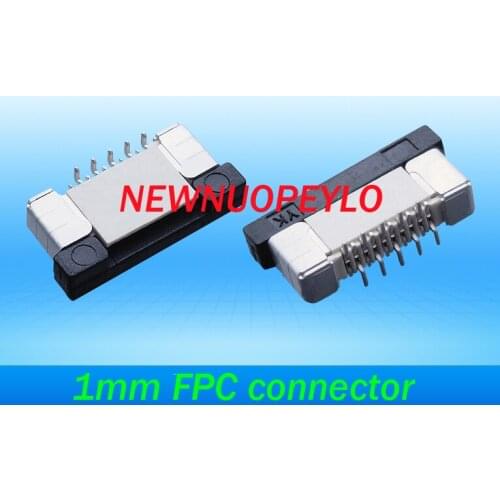 100PCS FPC Connector FFC FPC socket 1mm 15 Pin 15P Vertical Type Ribbon Flat Connector