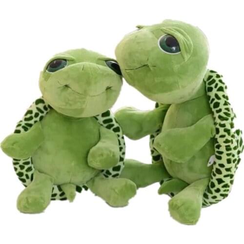 15/55 Plush Big-eyed turtle doll Toys For Children Stuffed Teddy Soft Animals Dolls Birthday Baby Gudetama Alpaca Stich We Bare