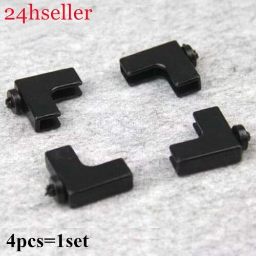 4pcs/set 5mm Fish Tank Cover Pulley Aquarium Glass Cover Wrap Angle Pulley Caster Home Pets Supplies DIY Fittings