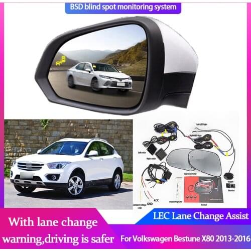 Car Blind Spot Monitoring for Volkswagen Bestune X80 2013-2016 BSD BSA Radar Detection System Microwave Sensor Assistant Driving