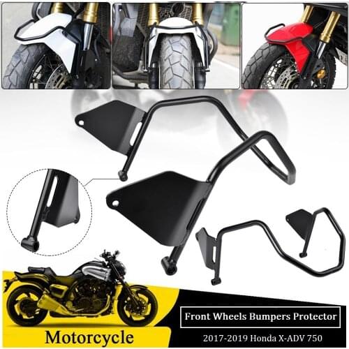 Front wheel Bumper For Honda XADV 750 300 Accessories X ADV XADV750 XADV300 Fender Guard Frame Protector 2017 2018 2019