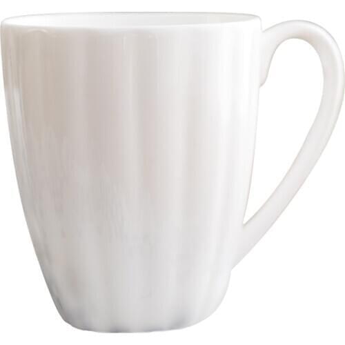 White Reusable Coffee Mug Ceramic Funny Personalized Coffee Mugs Bone China Creative Tazas Desayuno Home Drinkware QOO50MK