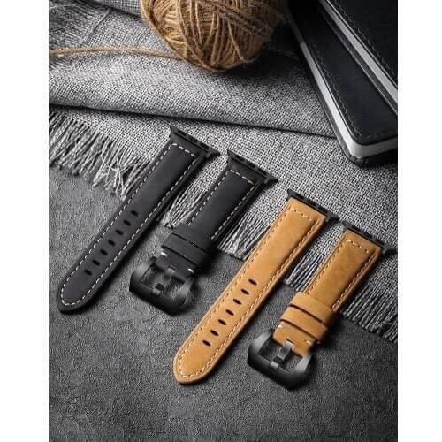 Genuine leather Bracelet band For Apple Watch Band series 1/2/3 42mm 38mm Bracelet strap for iwatch 4 5 40mm 44mm Strap correa