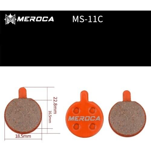 MEROCA 1 Pair Resin MTB Bike Iamok Wear-resisting Disc Brake Pads for Shimano XT XTR M355 BB5 BB7