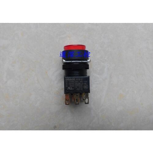 Lamp Automatic Reset Button Switch A165L-TRM-24-2