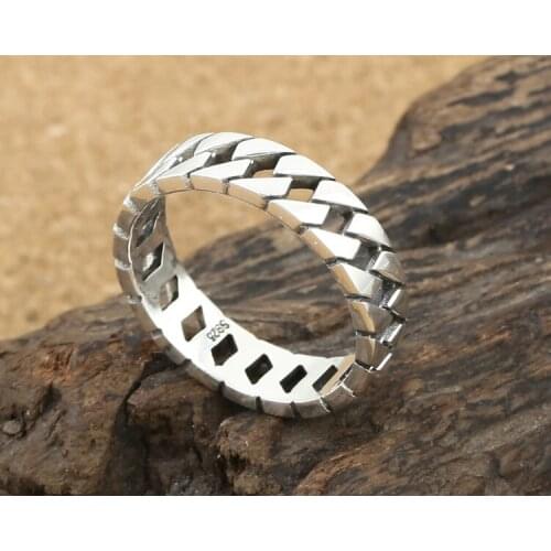 925 Sterling Silver Ring Mens Women Lovers' Ring Rings Jewelry A4196