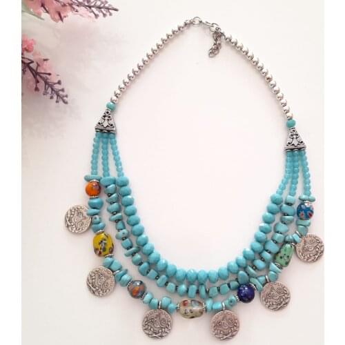 Goodtime Ottoman Tugra Necklace Women Handmade Jewelry