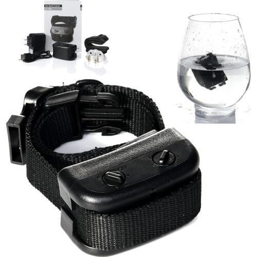 Rechargeable Waterproof Anti Barking Control Electric Dog Shock No Bark Collar