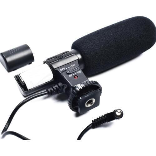 Professional Mobile Phone Microphone for Xiaomi iphone MIC-01 Stereo Camcorder Microphone for Nikon Canon DSLR Camera Computer