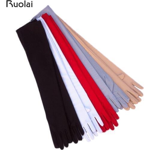 Свадебные перчатки без пальцев Ruolai China At AliExpress