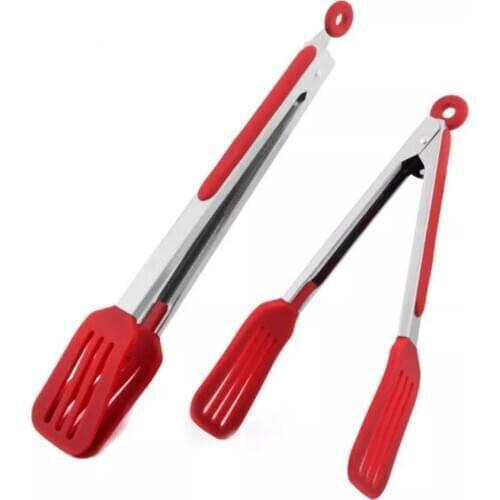 Silicone bbq 12 inch leaky shovel silica gel foodfried food grilled barbecue clip baking bread clip001 5