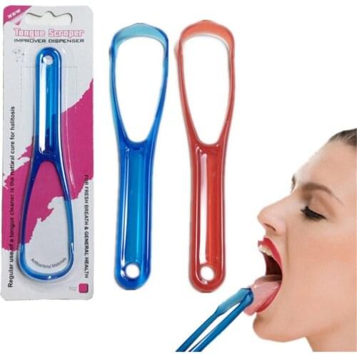 Tongue Scraper Remove Bad Breath Coating Cleaner Fresh Breath Make Oral Mouth Toothbrush Cleaner Tools