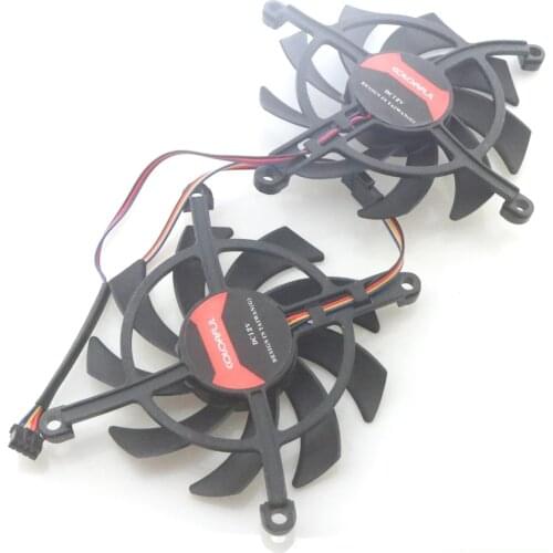 12V VGA Fan For Colorful GTX1660 1650 1660S RTX2060S Graphics Card Cooling Fan 4Wire 4Pin
