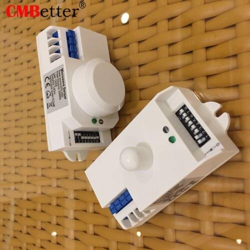 High Quality 5.8G Microwave Radar Motion Sensor Switch Module 220V 10M Adjustable Human Body Induction Sensoring Delay Time HH