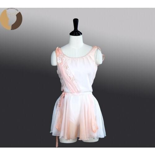 Fltoture AT1272 Girls Ballet Skirt Child Size Cupid Stage Wear Orange/Lilac/Sky Blue/Pink/White Five Colors Adult Short Skirts