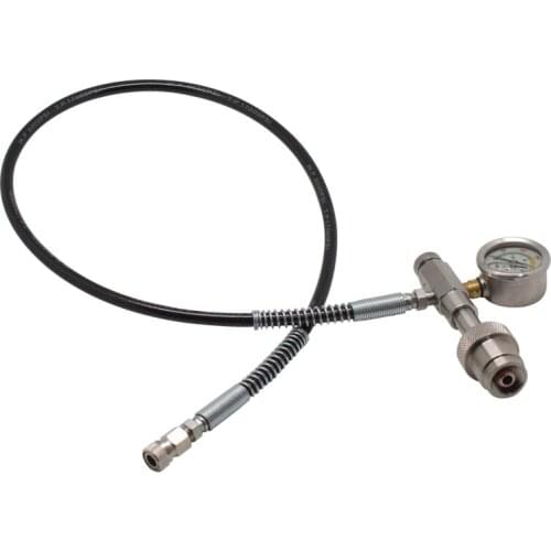 Paintball PCP 6000psi Fill Station Charging Adapter with Hand Tight CGA 347 Connector Paintball Accessories