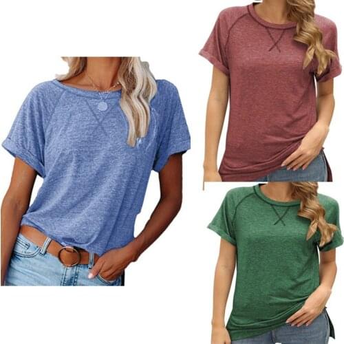 Casual Solid Plus Size 5XL 4XL Cross Split Summer Ladies Blouse Women Clothing Tops