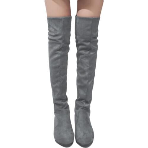 Womans High Boots Shoes Fashion Women Over The Knee High Boots Autumn Winter Bota Feminina Thigh High Boots